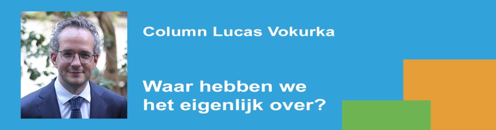 Column Lucas Vokurka: Waar hebben we het eigenlijk over?